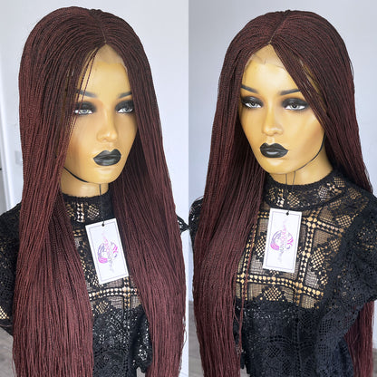 Unique Micro Needle Senegalese Twists Braided Wig - #35