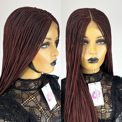 Unique Micro Box Braided Wig - #35 - UniqueBraidedWigs