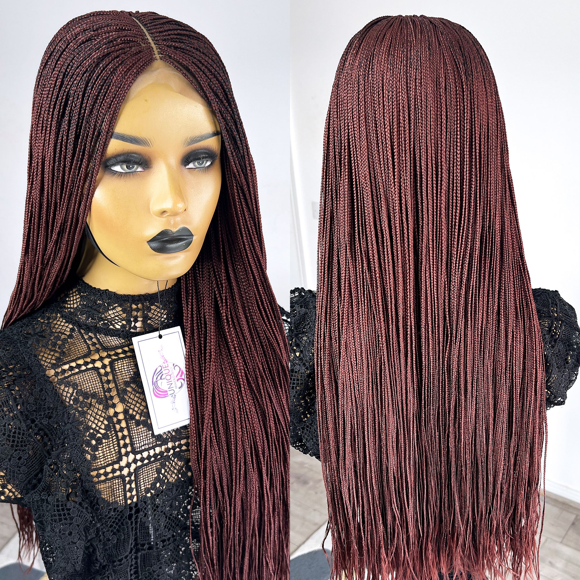 Unique Micro Box Braided Wig - #35