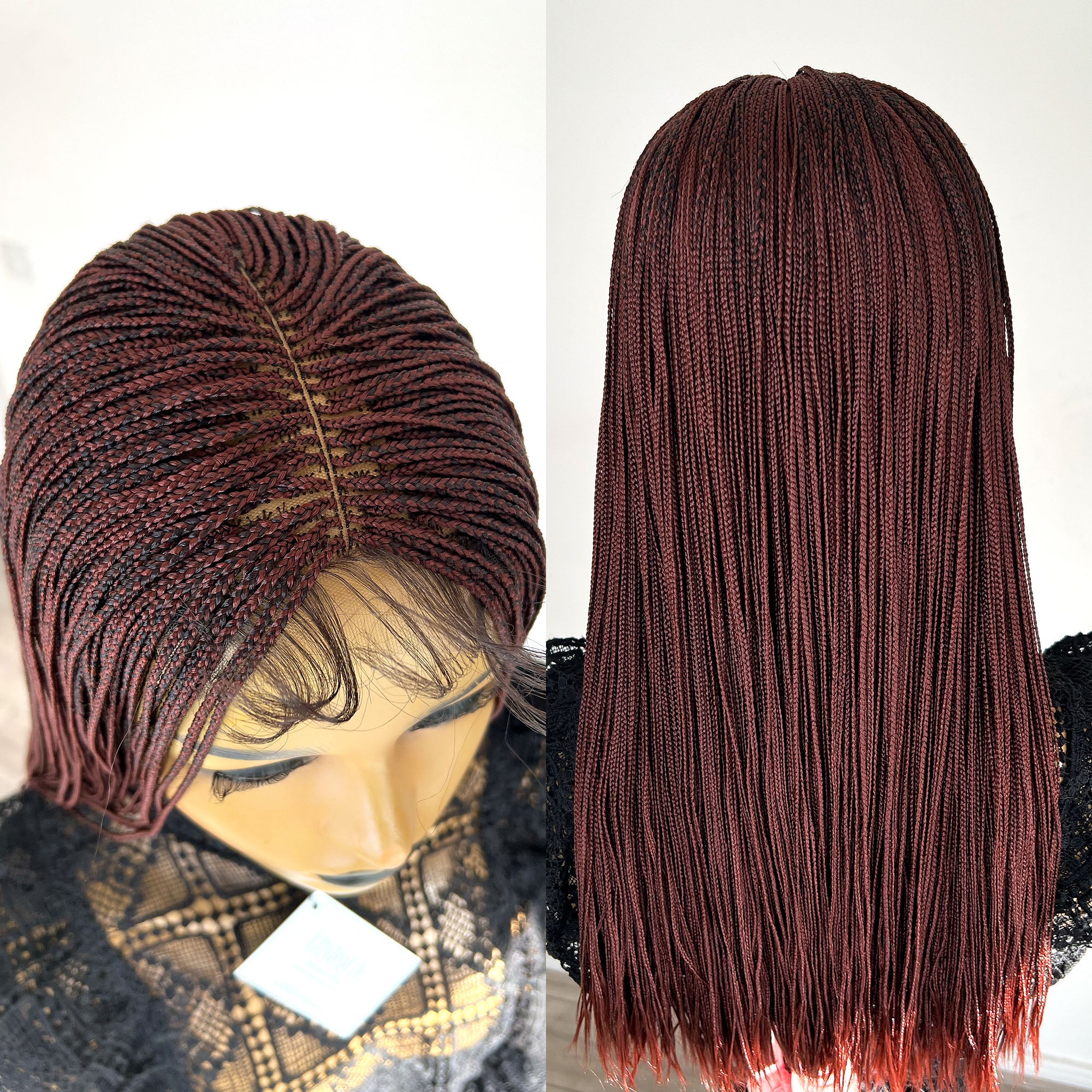 Micro Box Braided Wig - #35 (18 inches)