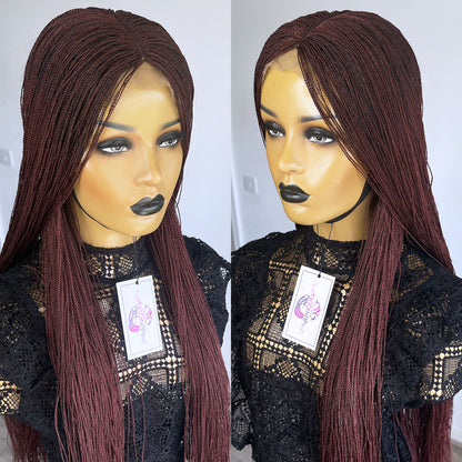 Unique Micro Needle Senegalese Twists Braided Wig - #35