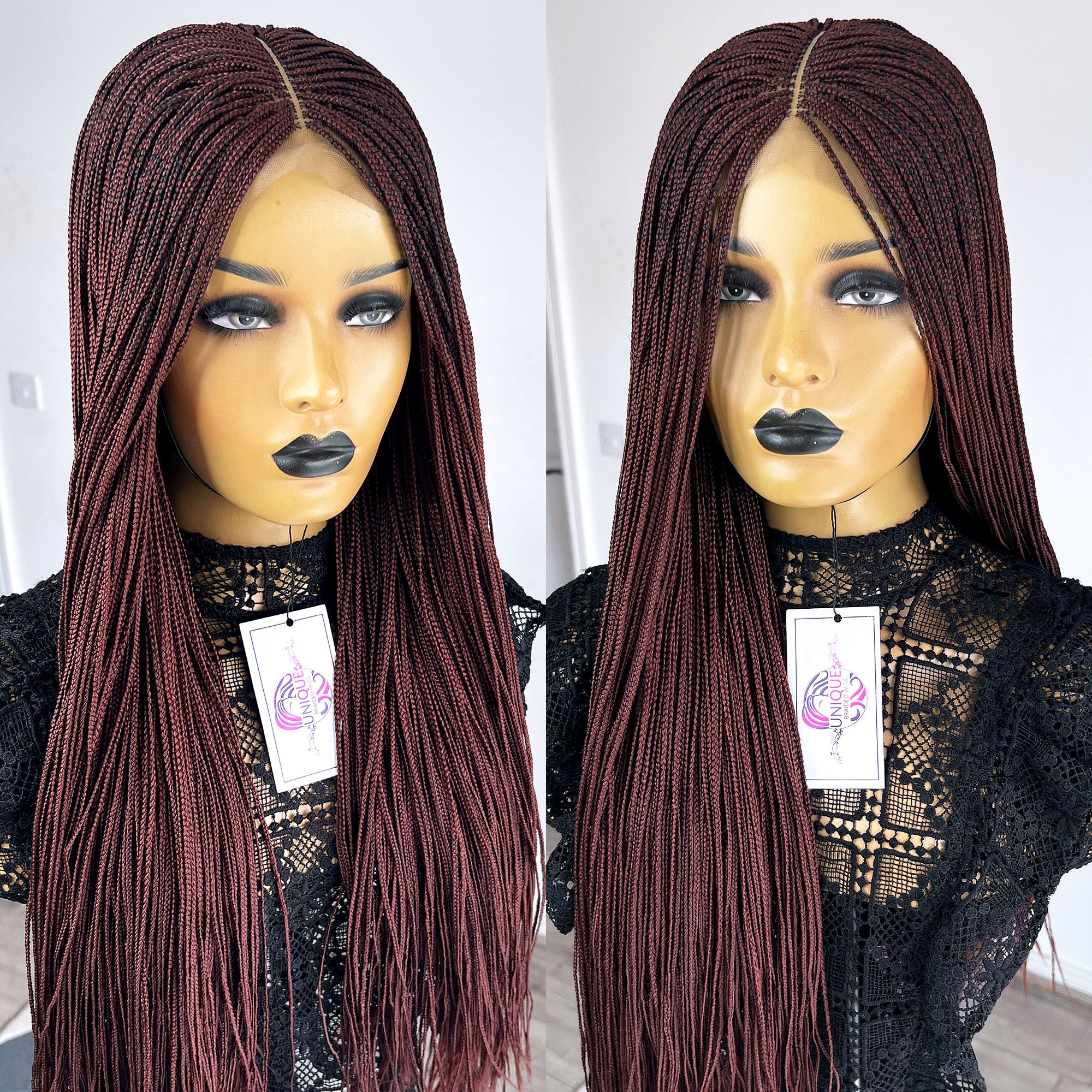 Unique Micro Box Braided Wig - #35