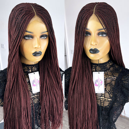 Unique Micro Box Braided Wig - #35 - UniqueBraidedWigs