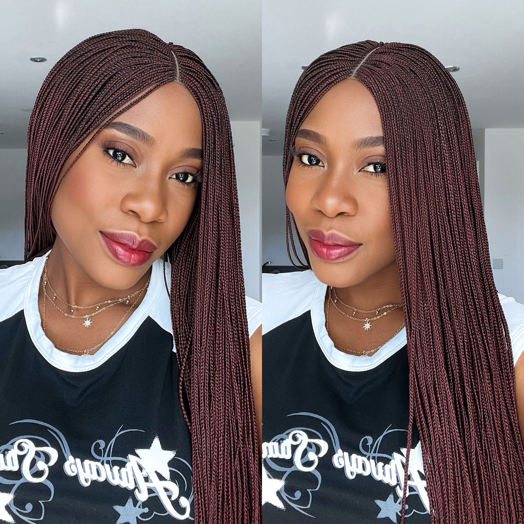 Unique Micro Box Braided Wig - #35 - UniqueBraidedWigs