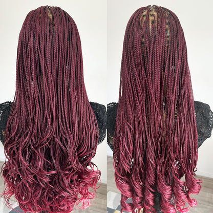 Naomi Curly Braids - Burgundy