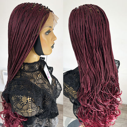 Naomi Curly Braids - Burgundy