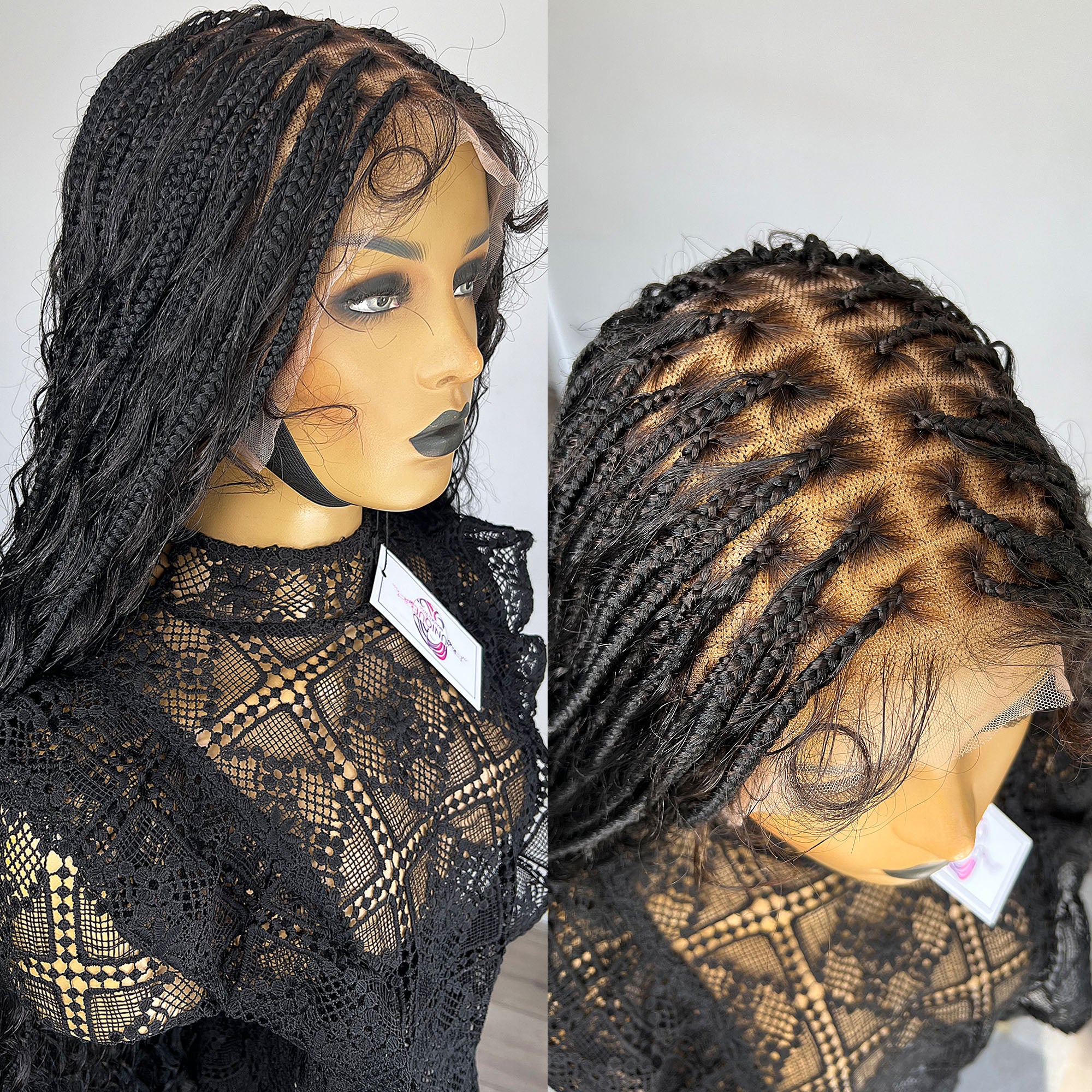 Boho Knotless Braids Wig - Leah