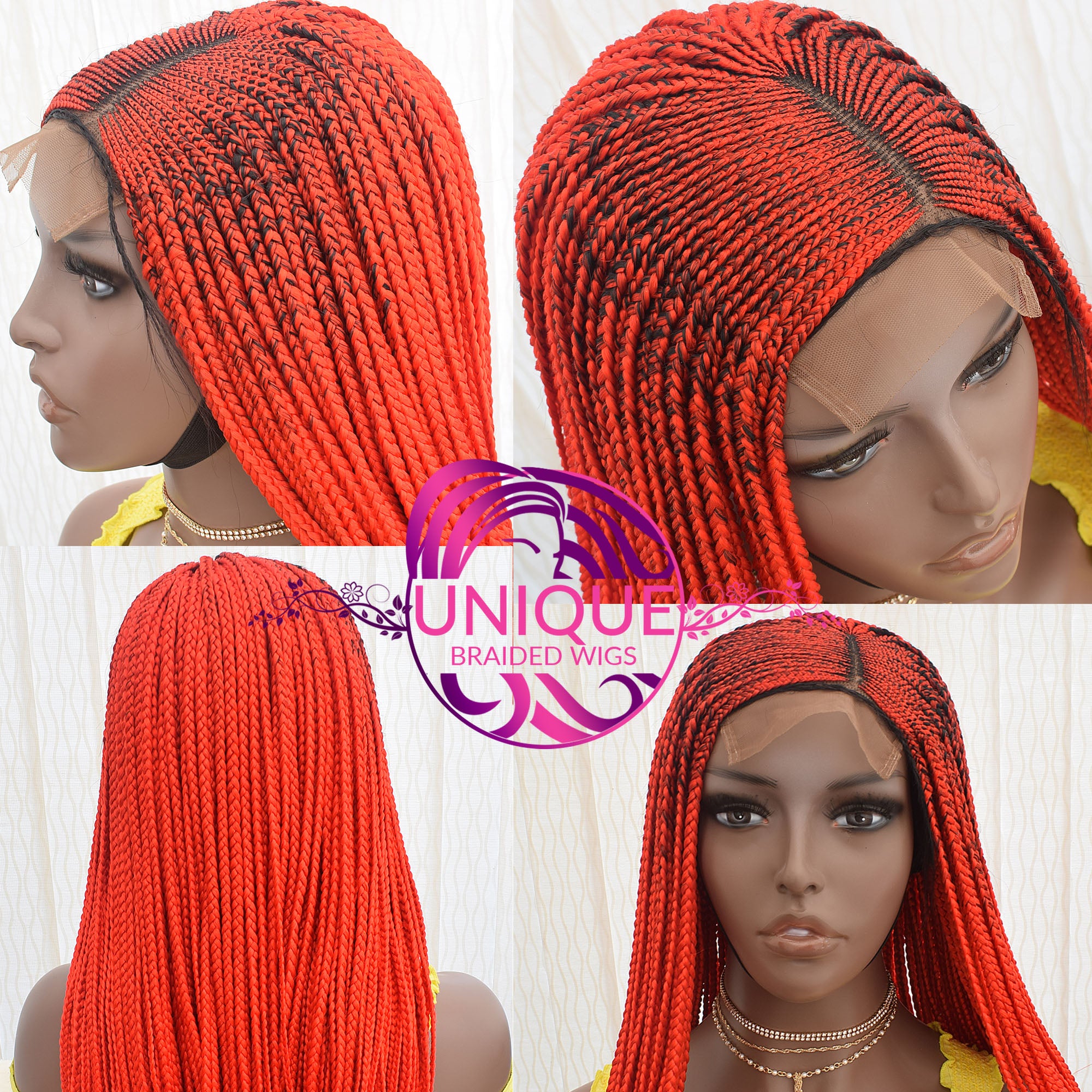 Cornrow Box Braids Wig - Irene