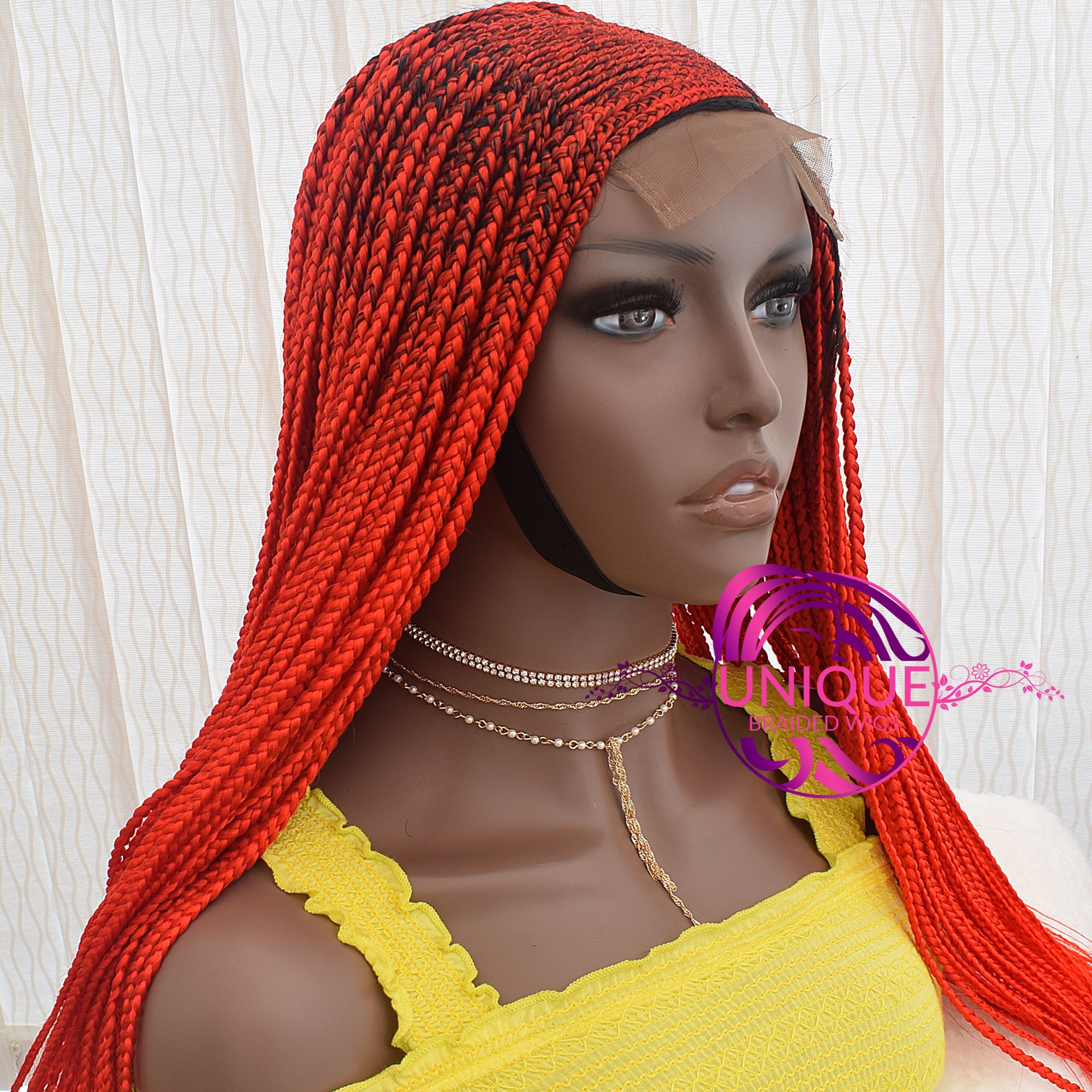 Cornrow Box Braids Wig - Irene