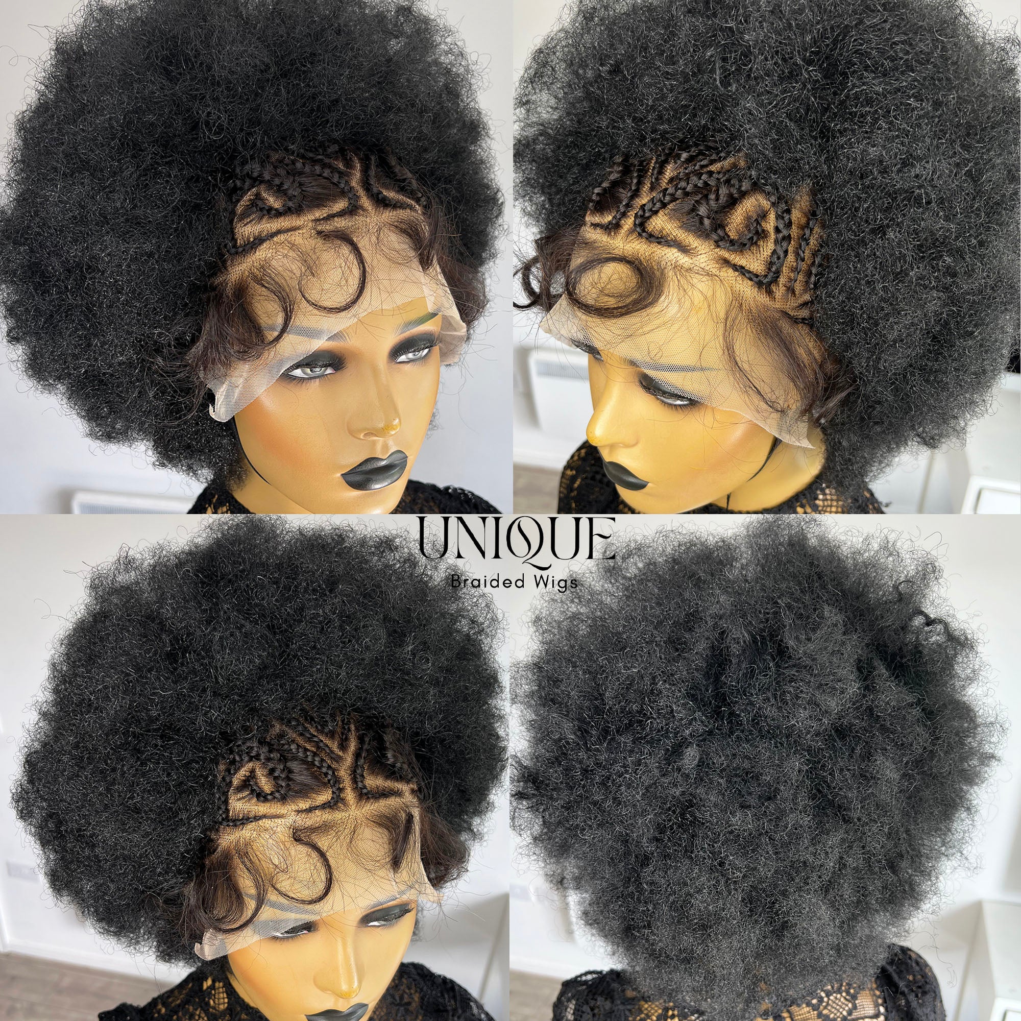 Perruque Afro Tresse Tribale - Mia