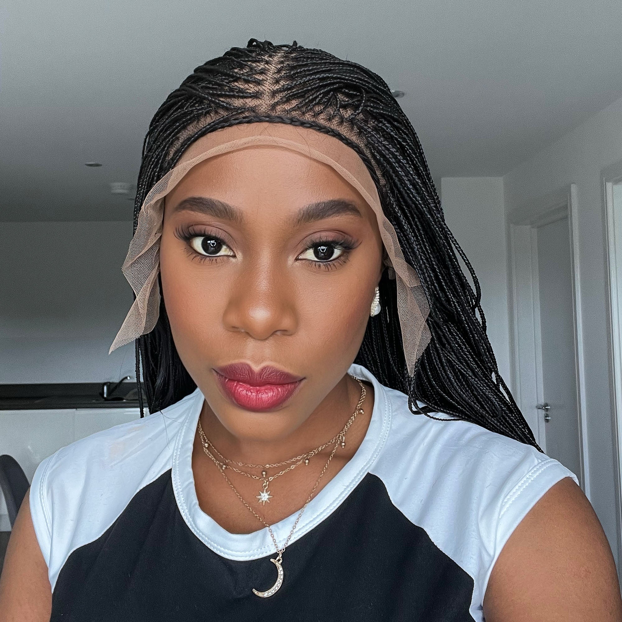 Micro Knotless Braided Wig - Tami - UniqueBraidedWigs