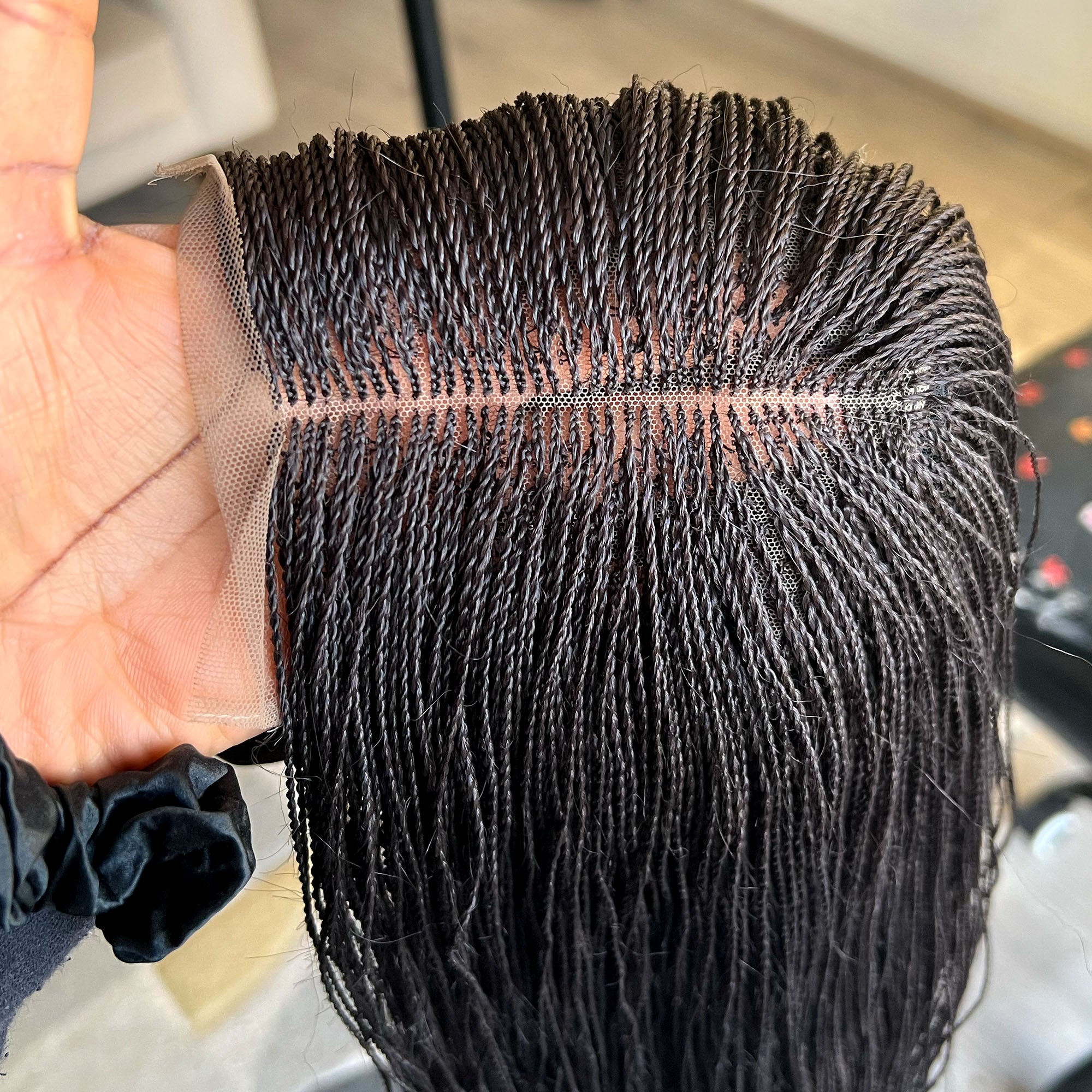 Unique Micro Needle Senegalese Twists Wig - #1b (20 inches)