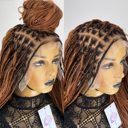 Bohemian Knotless Box Braids Wig - Sher