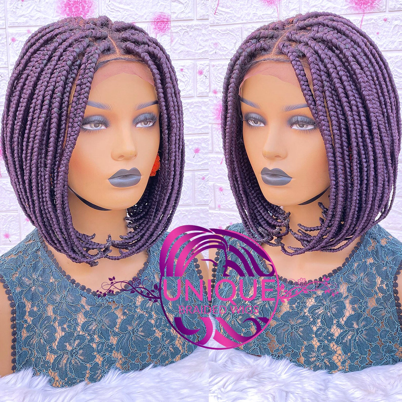 Perruque Bob Box Braids - Wanda