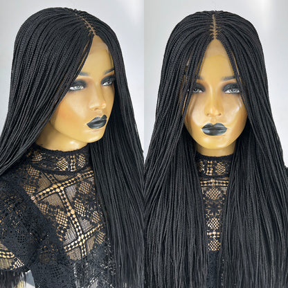 Micro Box Braided Wig - #1b