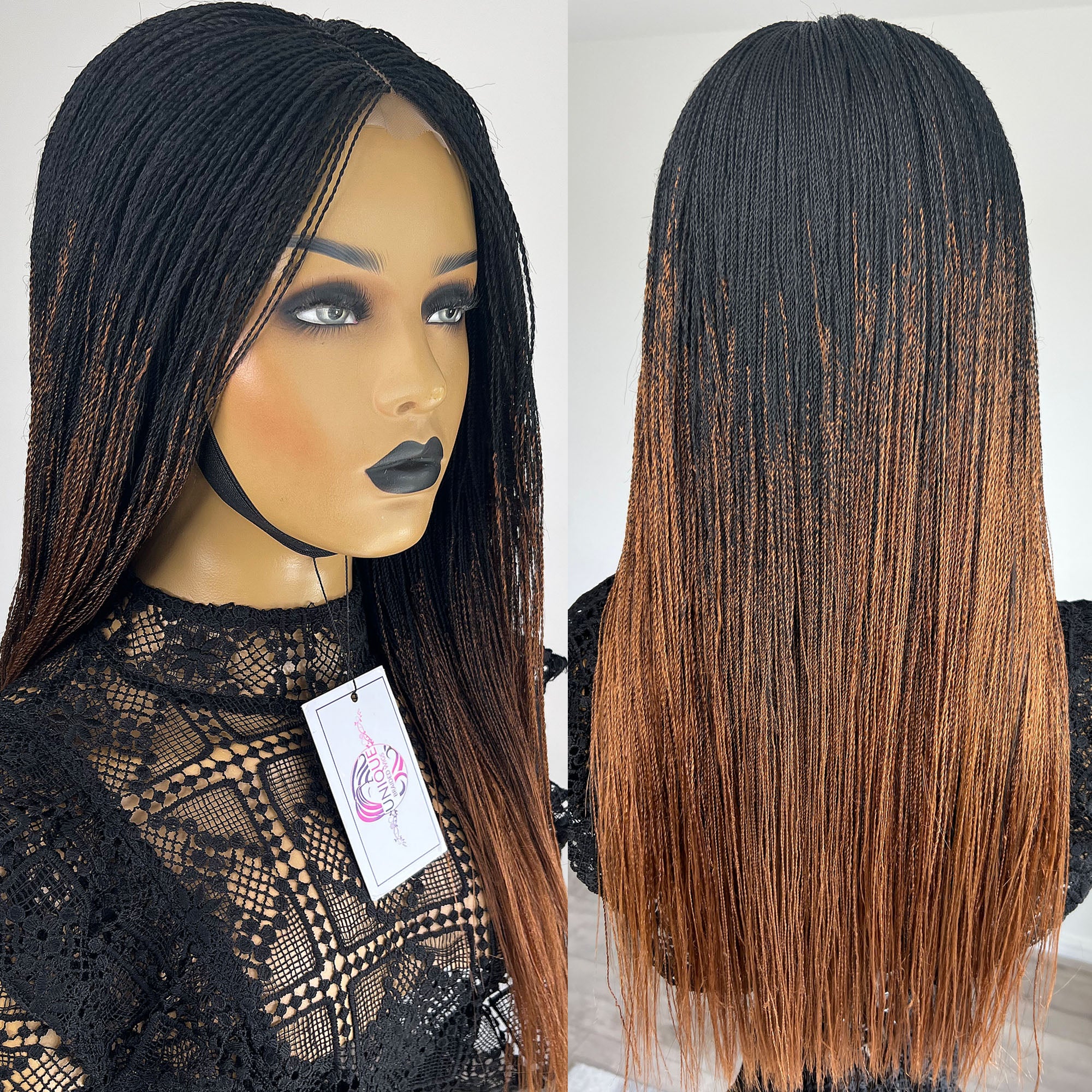 Micro Needle Senegalese Twists Wig - Stef - UniqueBraidedWigs