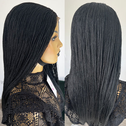 Unique Micro Needle Senegalese Twists Wig - #1b (20 inches)