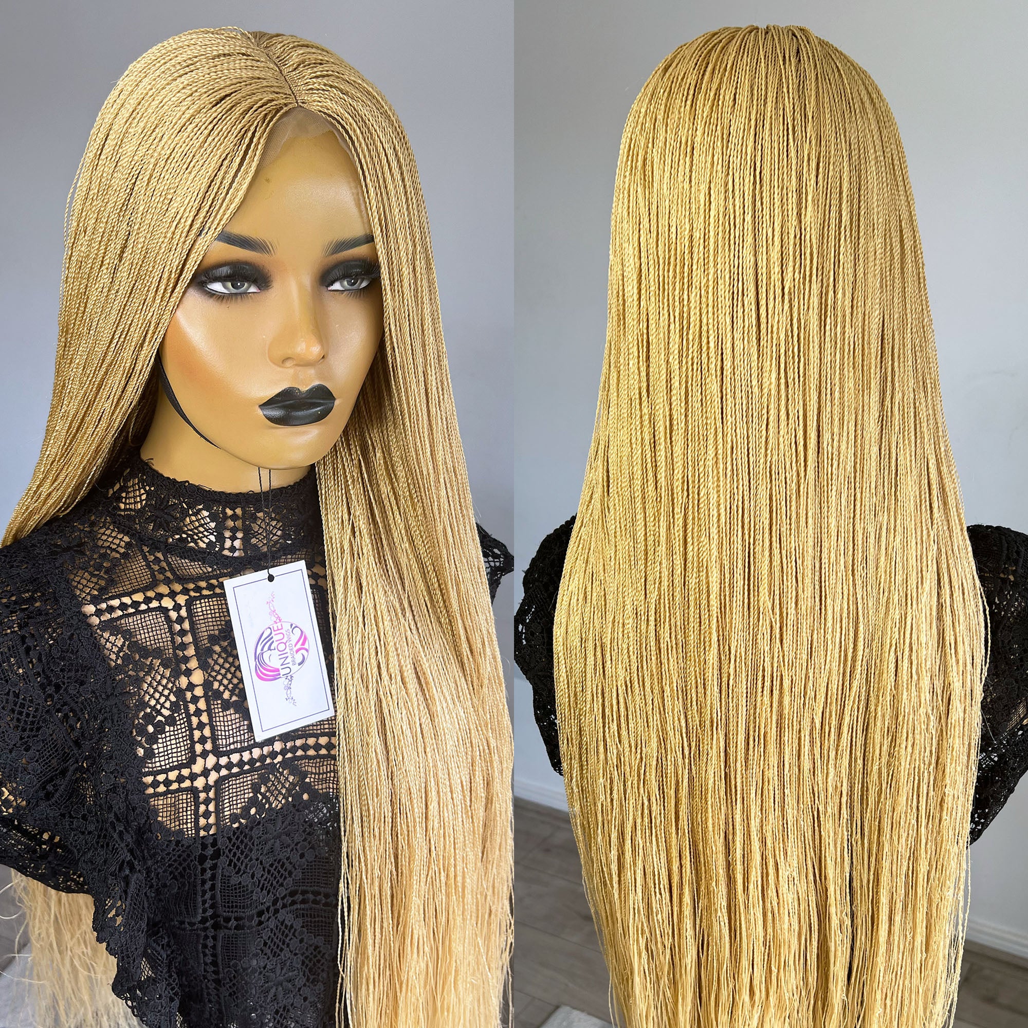 Unique Micro Needle Senegalese Twists Braided Wig - #613