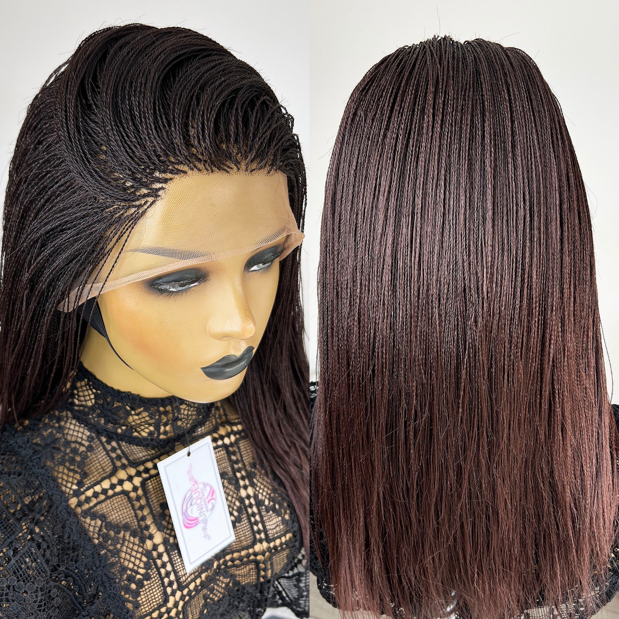 Full Lace Nano Senegalese Twists - Brittany - UniqueBraidedWigs