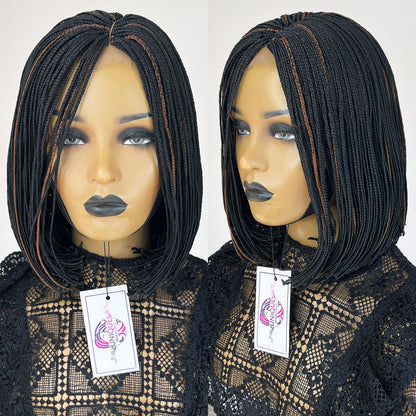 Edna Micro Box Braids - #1b/30 highlights