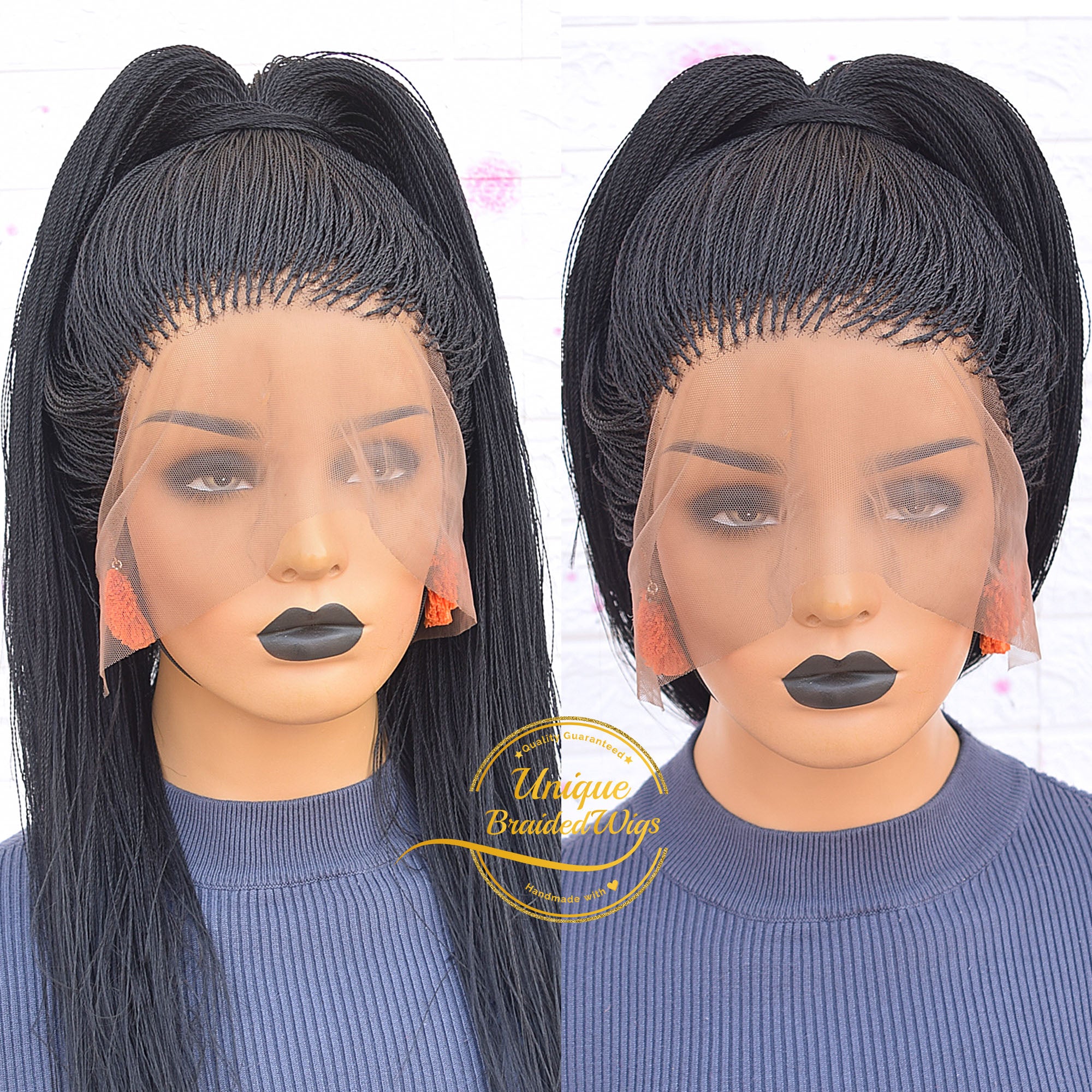 Full Lace Micro Needle Senegalese Twists - Latoya - UniqueBraidedWigs