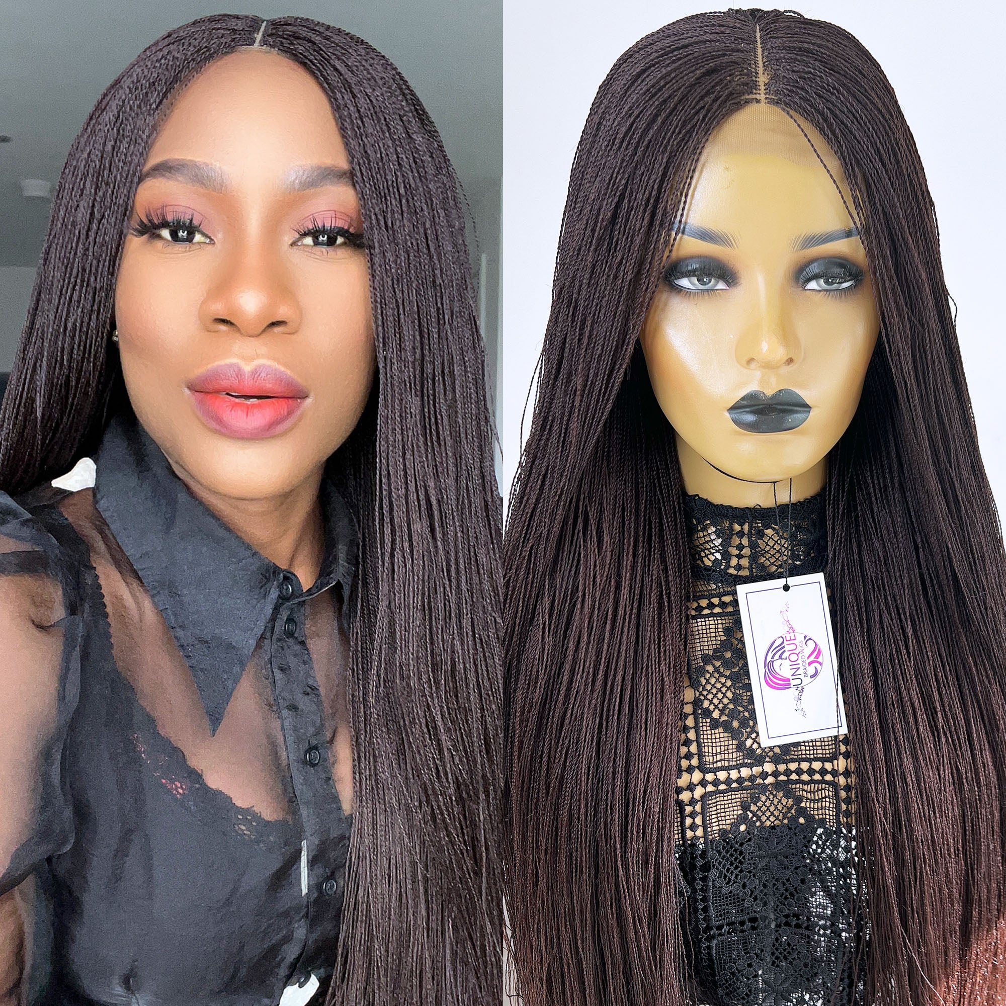 Unique Micro Needle Senegalese Twists Wig - #33