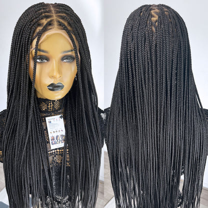 Knotless Box Braided Wig - Triangle Cut - UniqueBraidedWigs