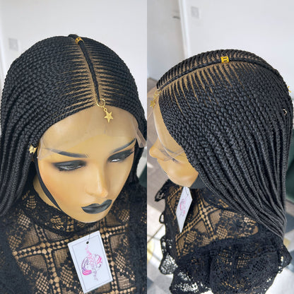 Cornrow Box Braids Wig - Sabrina