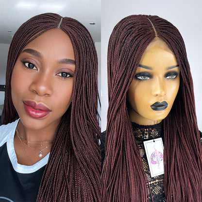 Unique Micro Box Braided Wig - #35 - UniqueBraidedWigs