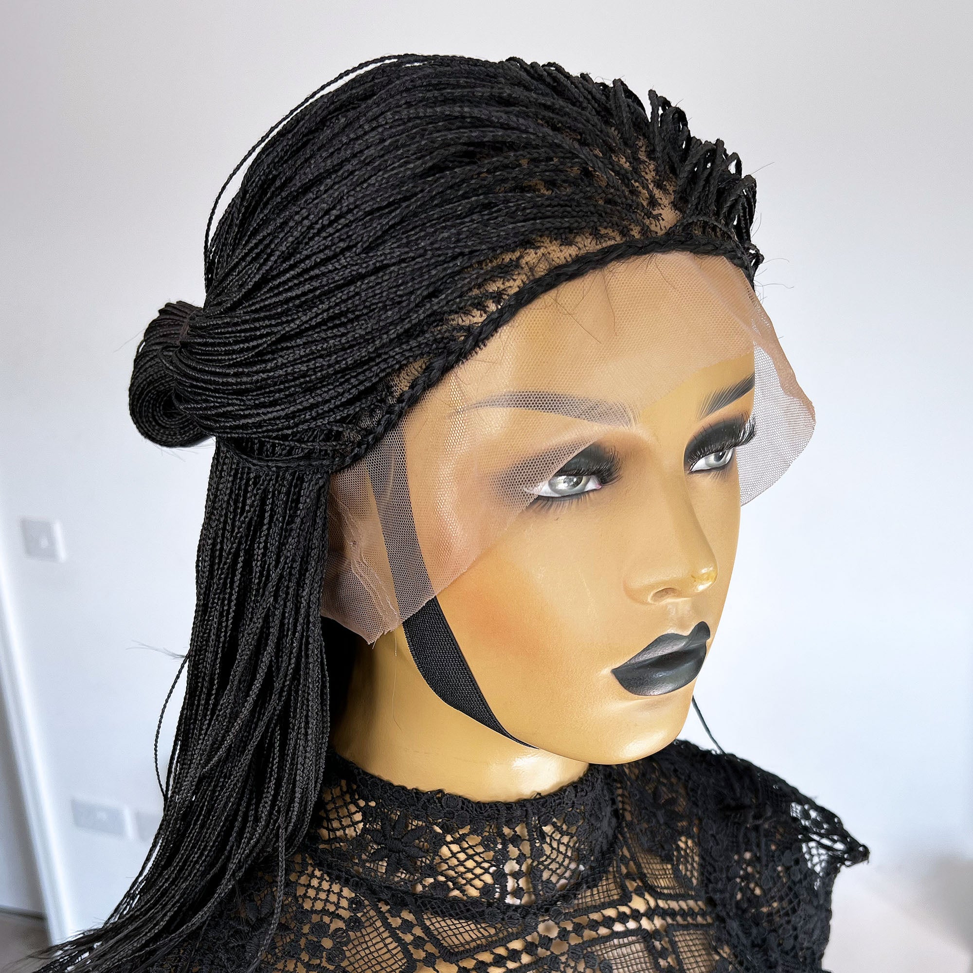 Full Lace Micro Box Braids Wig - UniqueBraidedWigs