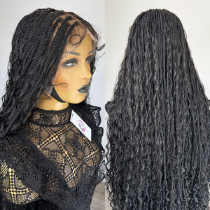 Bohemian Knotless Box Braids Wig - Sher