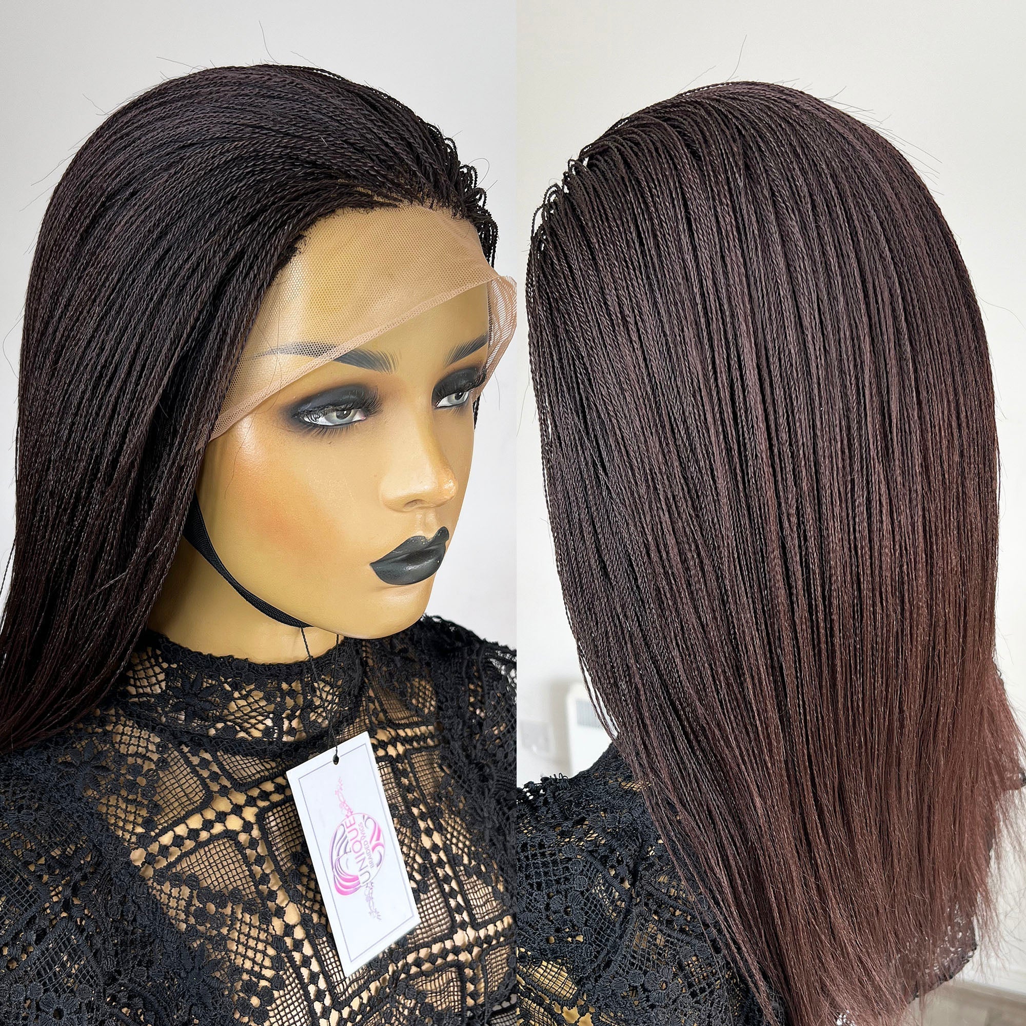 Full Lace Micro Needle Senegalese Twists Wig - Starr - UniqueBraidedWigs