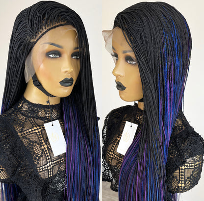 Perruque Tresse Aiguille Ombre - Nikki