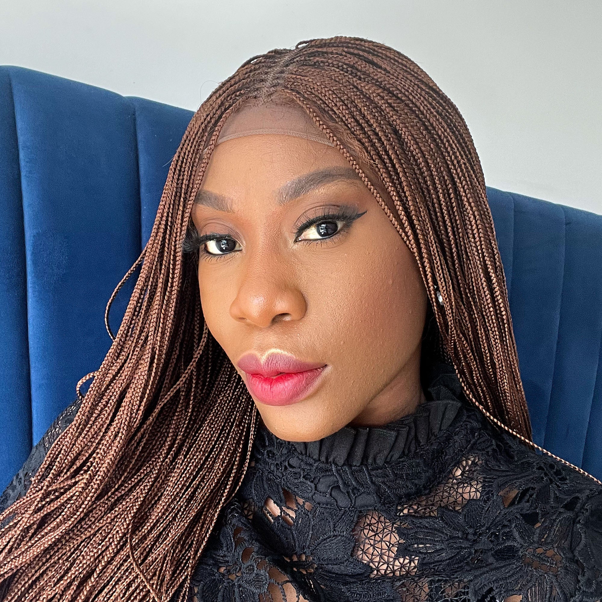 Micro Knotless Braided Wig - Color 30