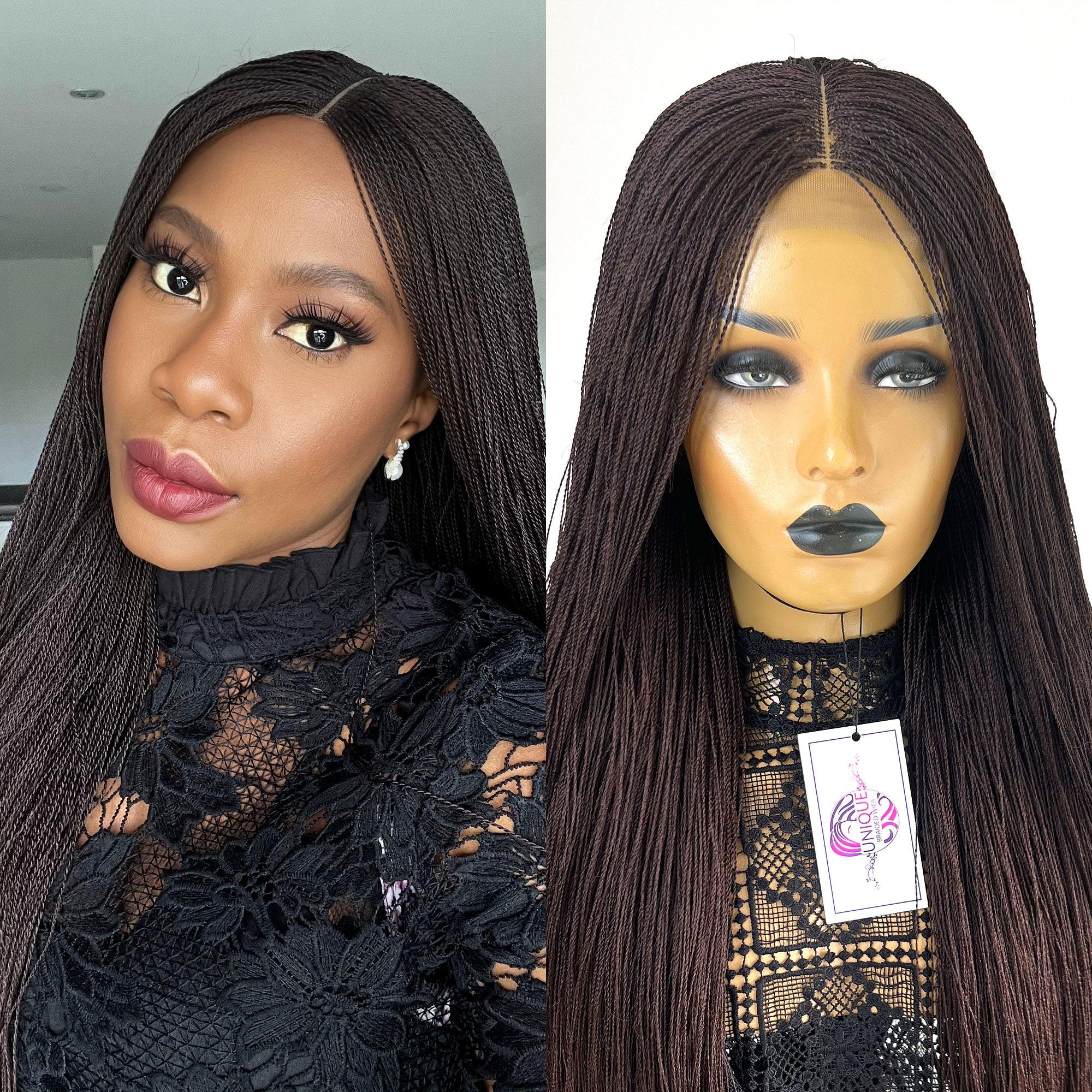 Unique Micro Needle Senegalese Twists Wig - #33 - UniqueBraidedWigs