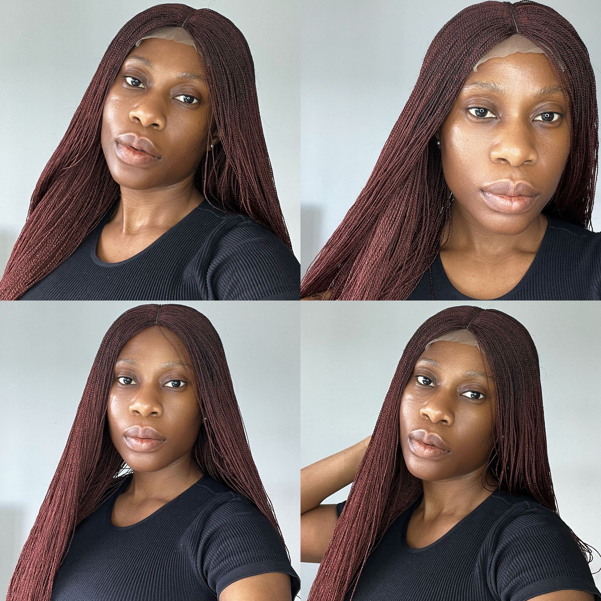 Unique Micro Needle Senegalese Twists Braided Wig - #35 - UniqueBraidedWigs