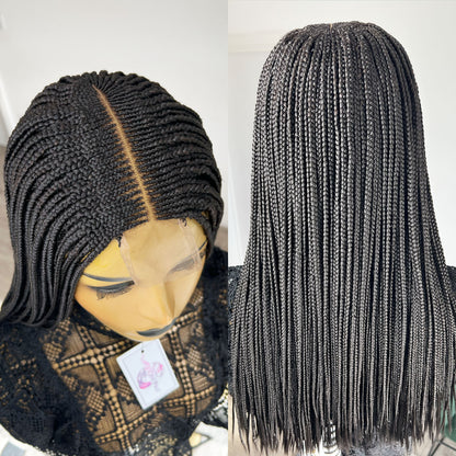 Cornrow Box Braided Wig - Deloris - UniqueBraidedWigs