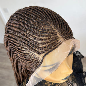 Lace Front Cornrow Braid Wig - #2/30 blend (ready to ship)