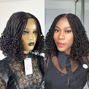Knotless Box Braids with Curls - Maria