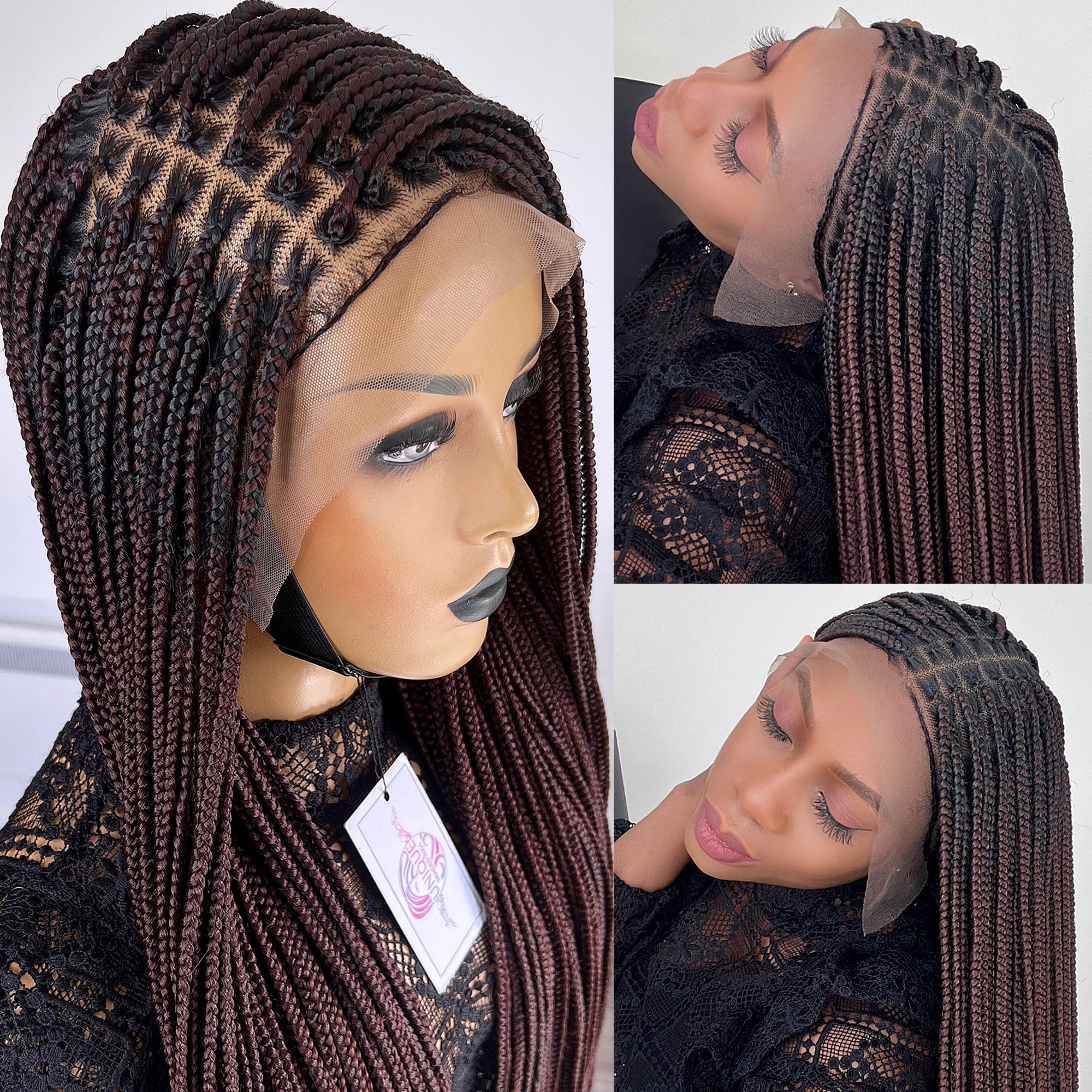 Unique Medium Knotless Braid Wig - #33 - UniqueBraidedWigs