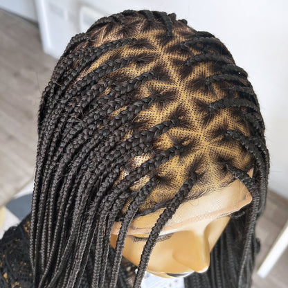 Knotless Box Braided Wig - Triangle Cut