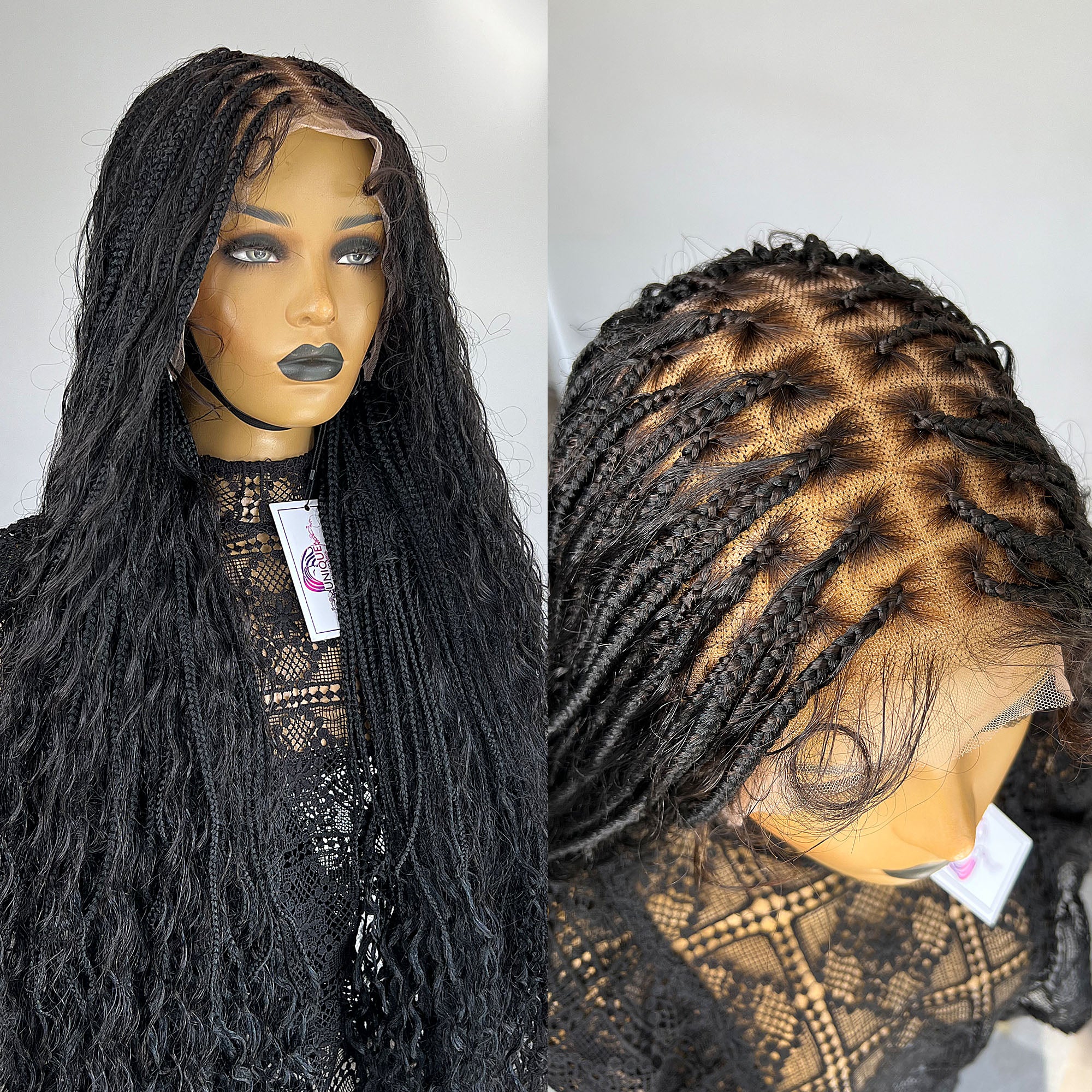 Boho Knotless Braids Wig - Leah