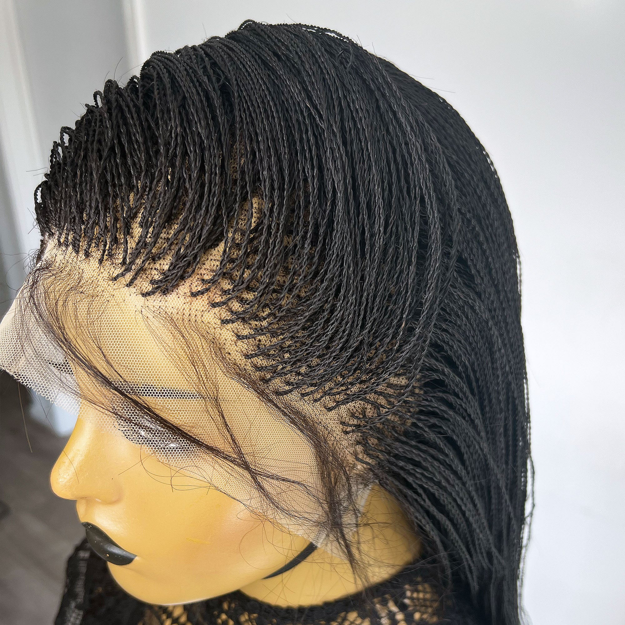 Lace Frontal Micro Needle Senegalese Twists Braid Wig - Erika