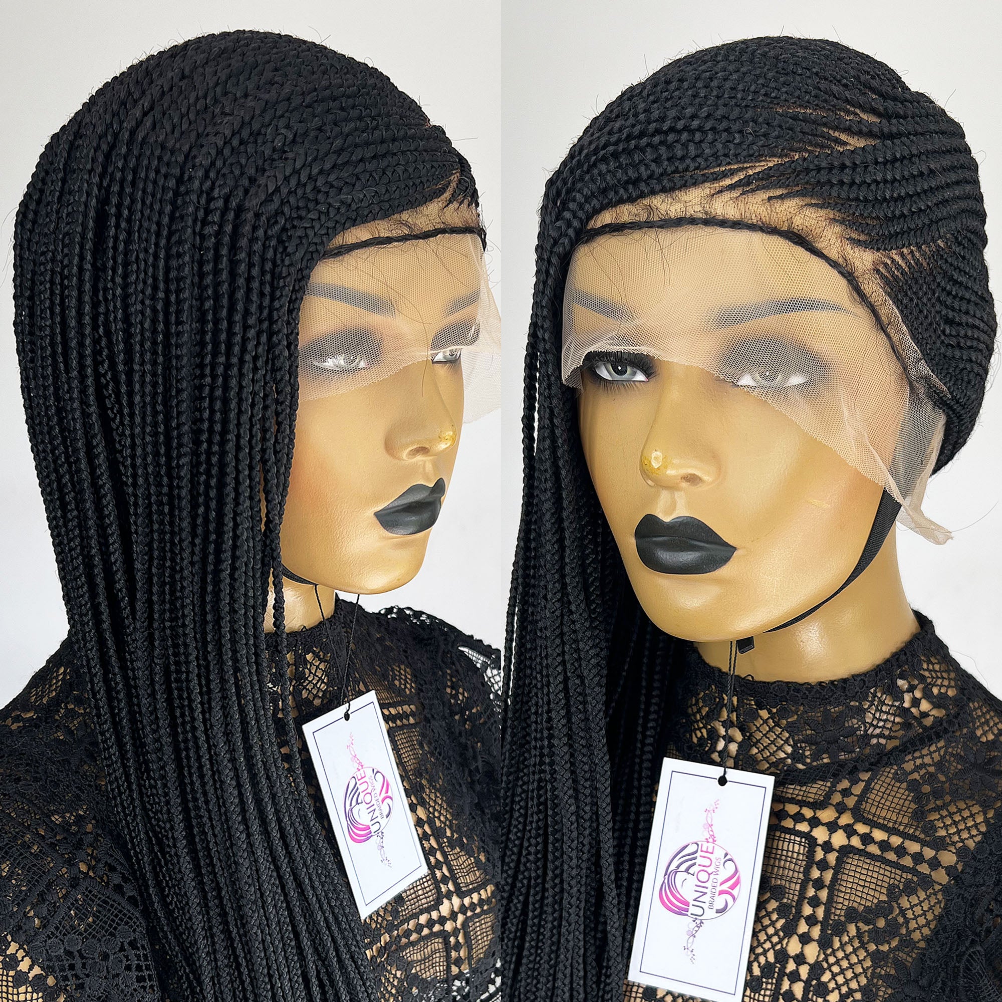 Lemonade Cornrow Braids Wig - Monica - UniqueBraidedWigs