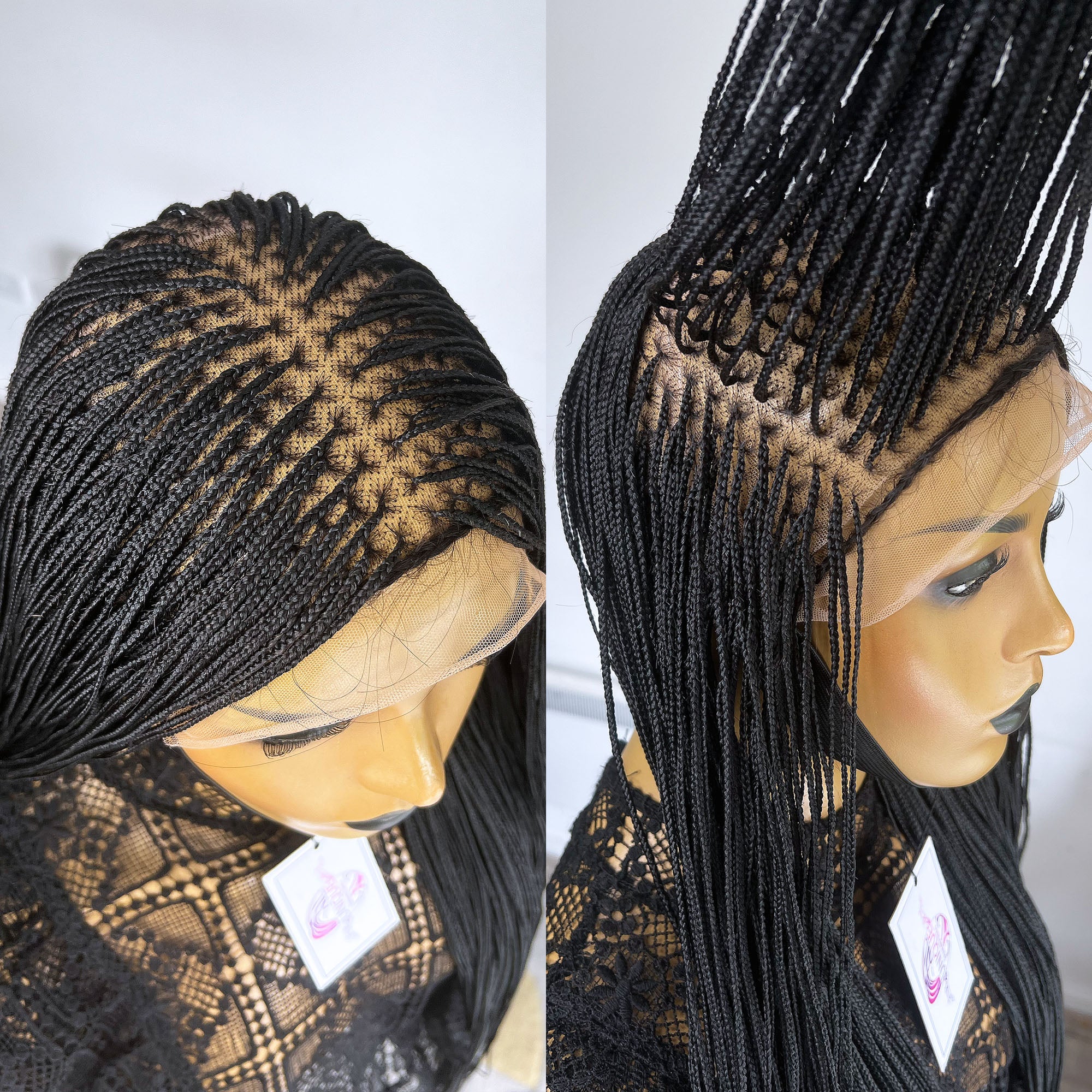 Micro Knotless Braided Wig - Tami - UniqueBraidedWigs