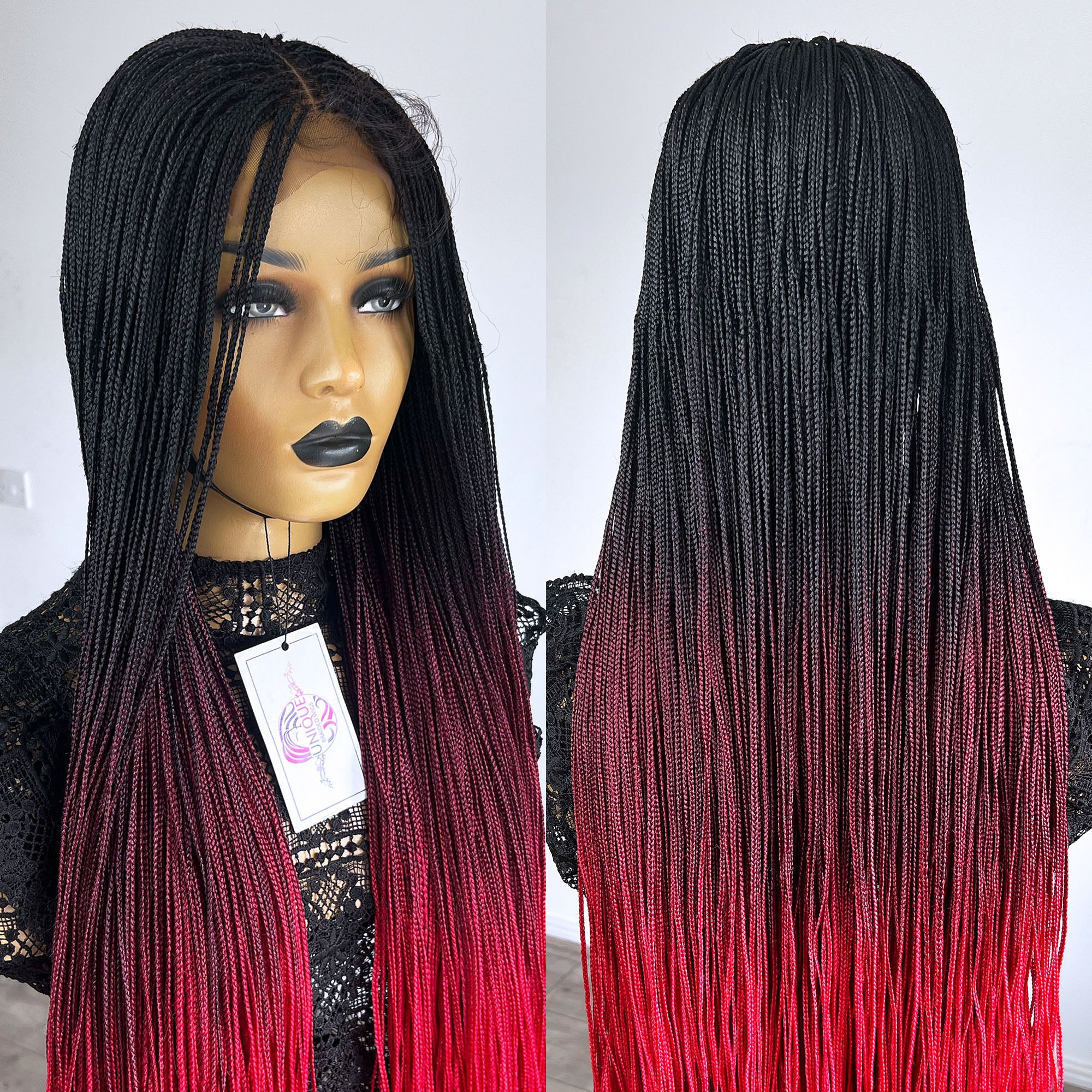 Micro Knotless Braided Wig - UniqueBraidedWigs