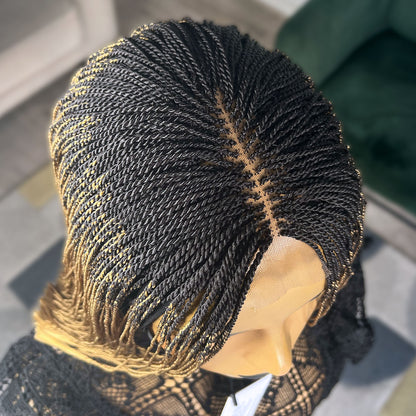 Short Micro Senegalese Twists - #1b/27 Ombre