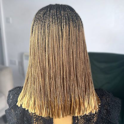 Short Micro Senegalese Twists - #1b/27 Ombre