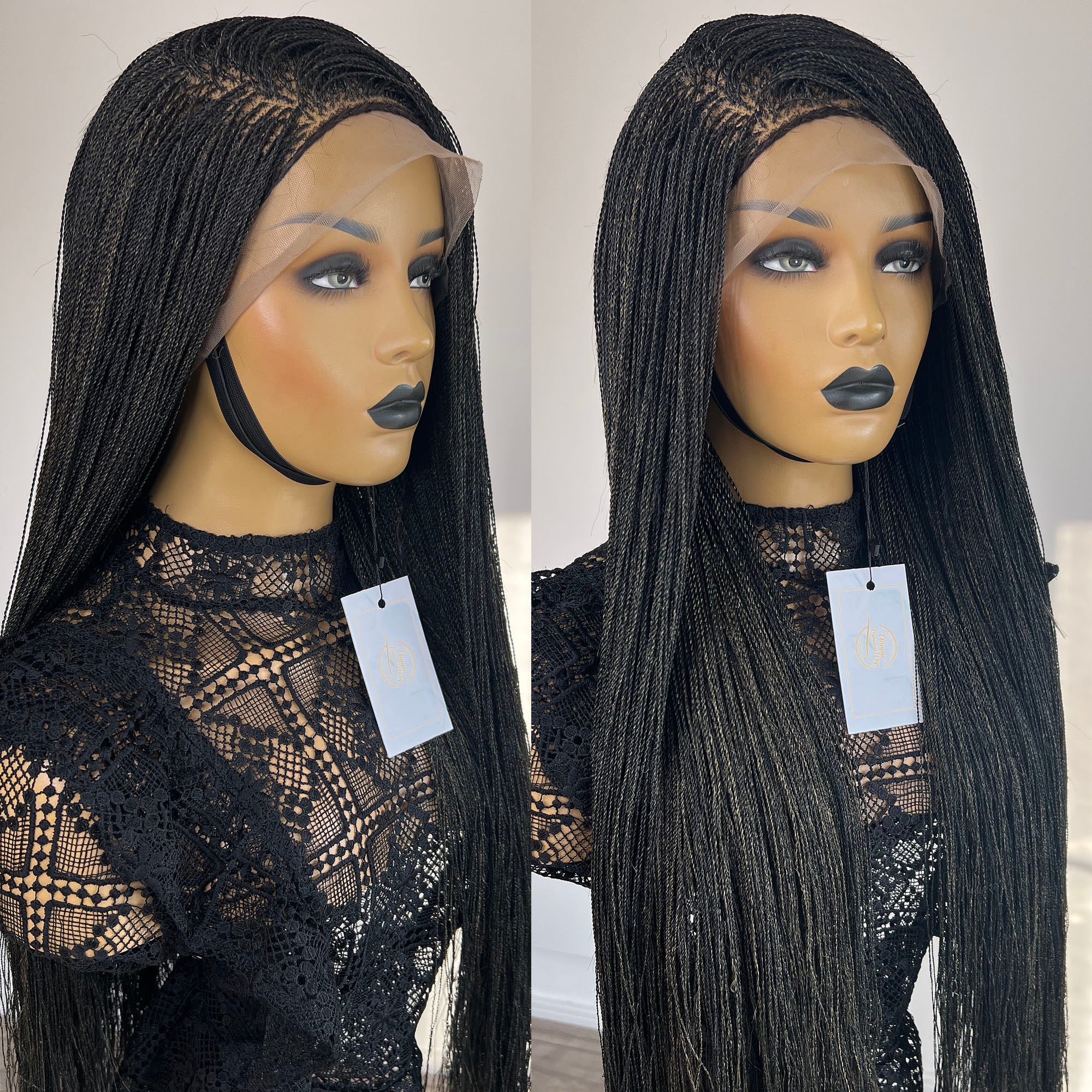 Full Lace Micro Needle Senegalese Twists - Lydia - UniqueBraidedWigs