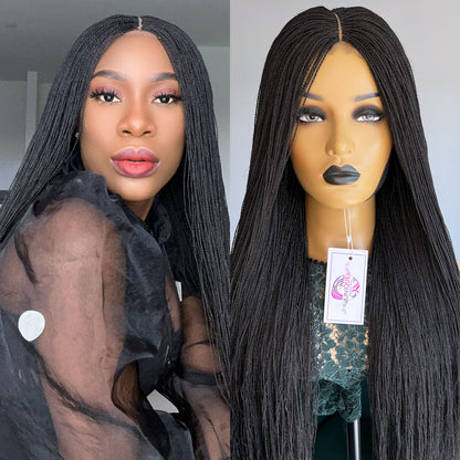 Unique Micro Needle Senegalese Twists Wig - #1b